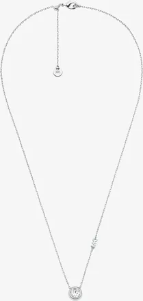 Michael Kors Round Stone Pendant Necklace