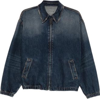Prada Zip-up Denim Jacket