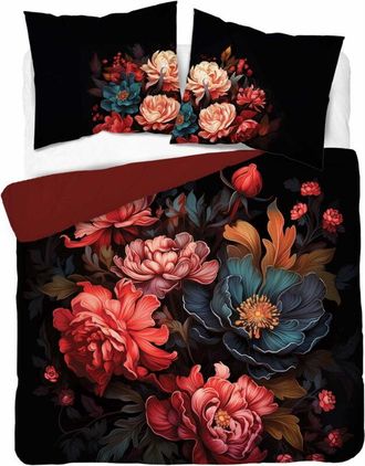 OEM Ropa De Cama Holandesa 160x200 Flores Coloridas Holanda Premium