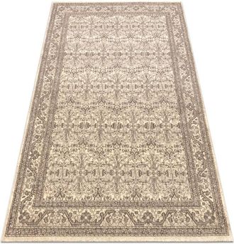 RugsX Wool Carpet LEGEND 468 12 GB620 OSTA - Ornament, frame exclusive beige / brown beige 80x160 cm