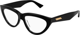Bottega Veneta Cat-Eye Full Rim Eyeglasses - Black