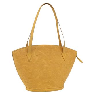 Louis Vuitton Saint Jacques Epi Leather Yellow Leather Handbag (Pre-Owned)