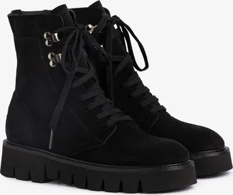 Pedro Garcia Black suede boot | Saira | Fall winter 25 | PEDRO GARCIA