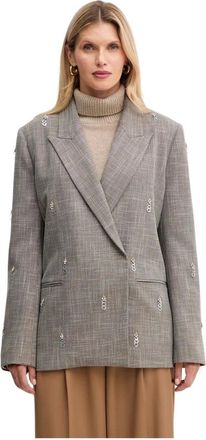 Simona Corsellini Mujer, Chaquetas, Marr&oacute;n, Talla: XS