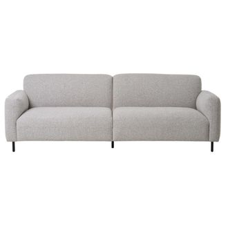 Moloo Sof&aacute; de 3 plazas de tejido boucl&eacute; gris