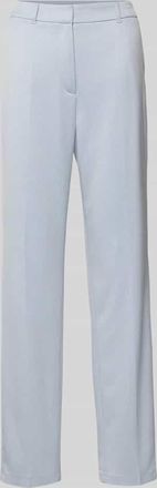 s.Oliver Black Label Regular Fit Weite Hose aus Viskose-Mix in Bleu, Gr&ouml;&szlig;e 34/32