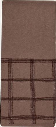 Brunello Cucinelli Sequined Check Wool Cashmere Scarf