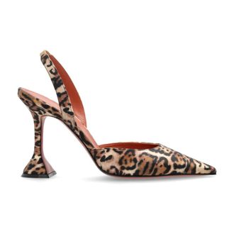 Amina Muaddi Pumps, female, Brown, Size: 9 1/2 US Holli Sling 95