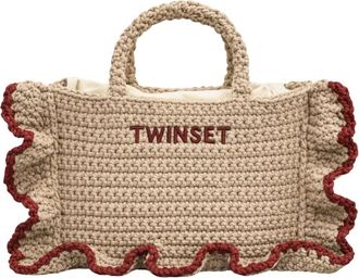Twinset Handbags, female, Beige, Size: ONE SIZE LaCorolle Minibag