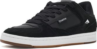Emerica Mute Mens Shoes Black/White : 11.5 D - Medium, Leather