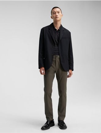 Calvin Klein Mens Cotton Flex Chino - Grey - 29W x 30L