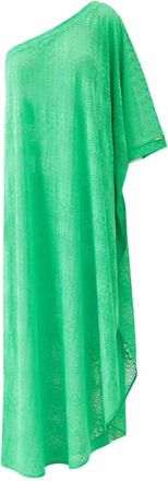 Melissa Odabash Savannah Dress - Dames - Maxi kleedjes - Groen - XS - Polyester - Kleedjes