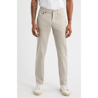 Brax Chuck Modern Fit Chambray Pants in Sand at Nordstrom, Size 30 X 34