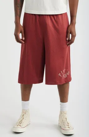 Elwood Canopy Mesh Basketball Shorts in Maroon at Nordstrom, Size Xx-Large