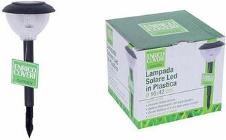Trade Shop Trade Shop Traesio - Trade Shop - Set 6pz Lampada Solare Led Tonda Picchetti En Plastic &Oslash;16x42cm 5109003