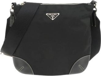 Prada Pre-owned Vintage Schoudertas - Dames - Vintage Schoudertas - Zwart - ONE Size - Leer - Vintage
