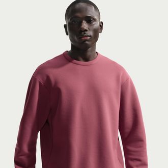 Nike Mens 24.7 ImpossiblySoft Dri-FIT Crew in Red | HQ6964-658