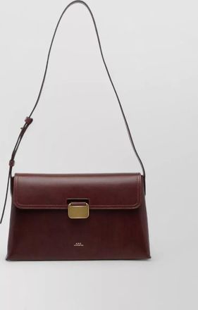 A.P.C. na leather shoulder bag