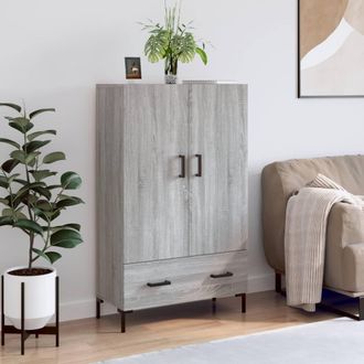 Berkfield Home Highboard Grey Sonoma 69.5x31x115 cm Engineered Wood