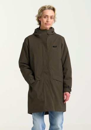 Jack Wolfskin 3-in-1-Funktionsmantel JACK WOLFSKIN WINTERDUNE 3IN1 COAT W, Damen, Gr. XXL, obsidian mos, Obermaterial: 100% Polyester. Futter: 100% Polyester. Watti