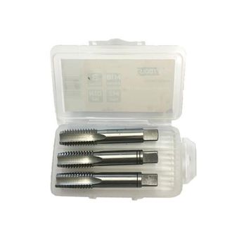 OEM Juego De Machos De Roscar Awtools, Modelo M18x2.50, Ideal Para Roscado Preciso En Metales, Acero Hss De Alta Calidad, Incluye 3 Piezas, Durabilidad Y 