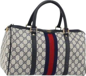 Gucci Pre-owned Handbags, female, Blue, Size: ONE SIZE Pre-owned Plastic Handbag