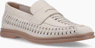 Hush Puppies Mens Bowie Mens Loafers - White - Size: 12