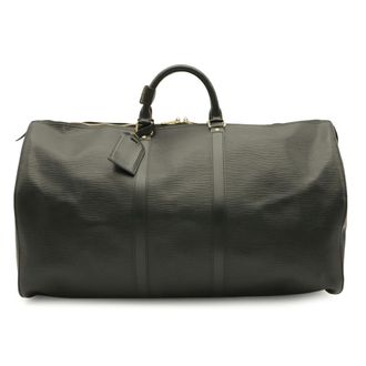 Louis Vuitton Black Noir Leather Boston Bag (Pre-Owned)