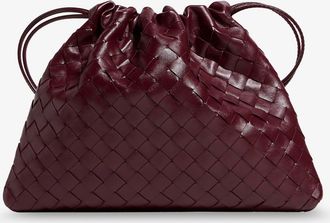 Bottega Veneta Pochette Dustbag Medium in pelle con effetto Intrecciato - BOTTEGA VENETA - gender_Woman