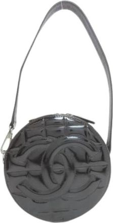 Chanel Pre-owned Vintage Mini Schoudertas - Dames - Vintage Mini Tas - Zwart - ONE Size - Leer - Vintage