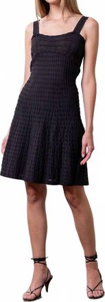 Moon River Sleeveless Knit Mini Dress In Black