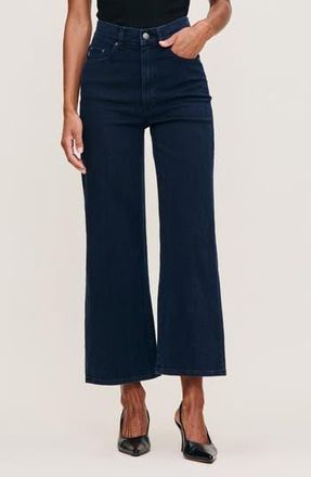 DL1961 Hepburn High Waist Ankle Wide Leg Jeans in Flatiron Vintage at Nordstrom Rack, Size 28