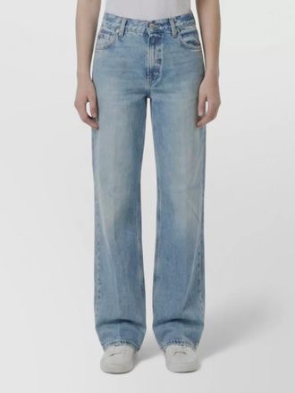 Haikure high-rise straight-leg denim jeans