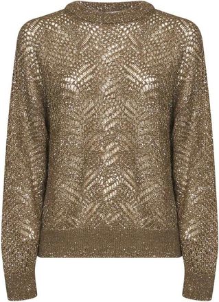Brunello Cucinelli Mujer, Jerseys, Marr&oacute;n, Talla: M