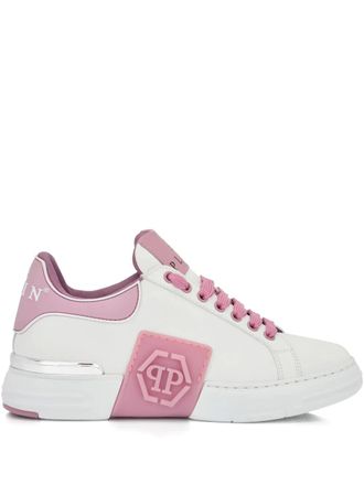 Philipp Plein Sneakers Phantom Kick$ con placca logo - Bianco