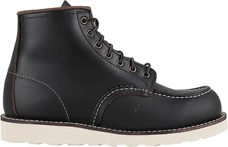 Red Wing Shoes Black Classic Moc Prairie Leather Ankle Boots