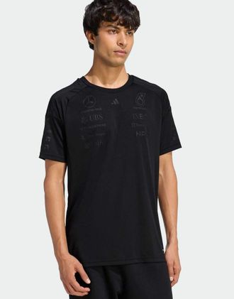 adidas adidas Performance - Mercedes - Amg Petronas Formula 1 Team Night Driver Jersey - Maglia nera-Nero