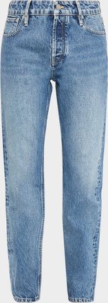 Ralph Lauren Collection Ocean Blue Denim Straight-Leg Ankle Jeans