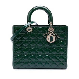 Dior Pre-owned Dior Large Patent Cannage Lady Dior Ladies UPBCOYZE0LGD9JT7