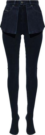 Diesel D-Spika Trousers - Jeans - Mujer - Azul - XS