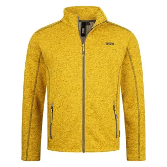 Deproc Fleecejacke DEPROC ACTIVE YORKTON V MEN, Herren, Gr. 5XL (62), gelb, 100% Polyester, bequem, gerader Abschluss mit Gummizug, Jacken Fleecejacke, weich