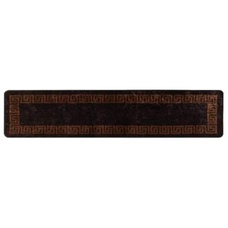 vidaXL Pasillo De Alfombra Marsa Negro 50 X 250 Cm Poli&eacute;ster Y Pvc Vidaxl
