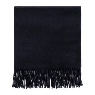 Max Mara Winter Scarves, female, Blue, Size: ONE SIZE Baci Scarf