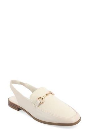 Journee Collection Lainey Slingback Flat in Sand at Nordstrom Rack, Size 7.5