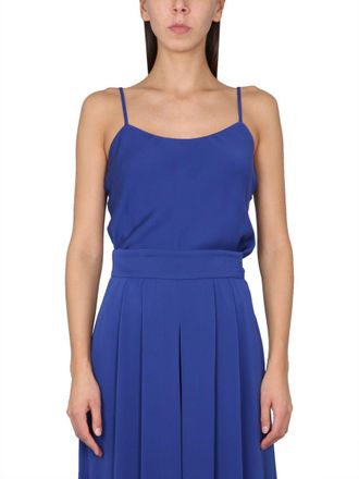Max Mara Seidencharmeuse Smoking Top