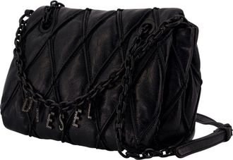 Diesel Charm-D Shoulder Bag - Black