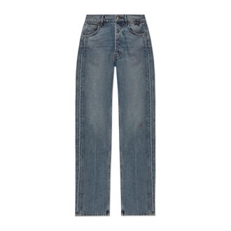 Rhude Jeans, Heren, Blauw, W34, Katoen, Straight-leg Jeans