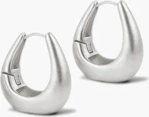 Yoj Molten Maxi Earrings in Silver at Nordstrom