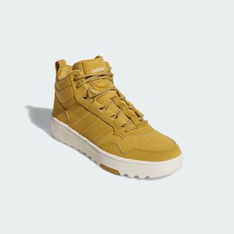 adidas Mens Hoops 4.0 Mid Shoes - Mustard - Size UK 13.5