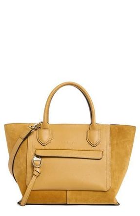 Longchamp Mailbox Medium Leather Tote in Honey at Nordstrom Rack